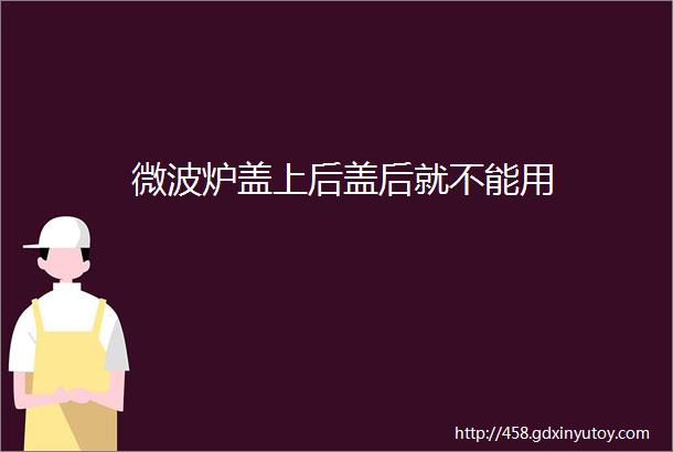 微波炉盖上后盖后就不能用