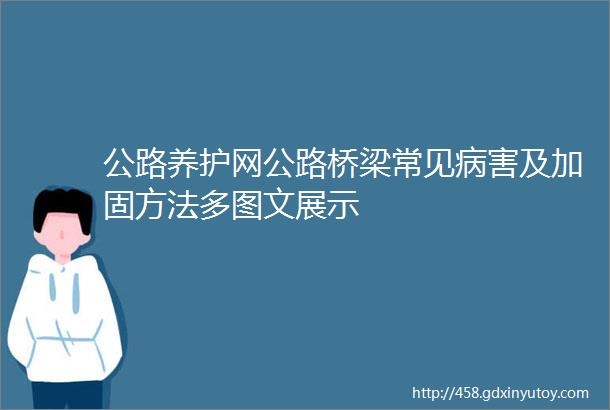 公路养护网公路桥梁常见病害及加固方法多图文展示